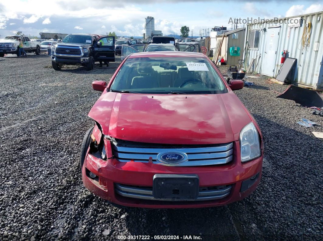 2006 Ford Fusion Se Red vin: 3FAFP07ZX6R193525