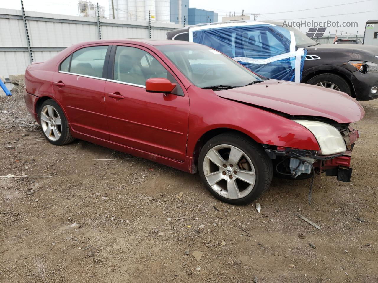 2006 Ford Fusion Sel Red vin: 3FAFP08106R158789