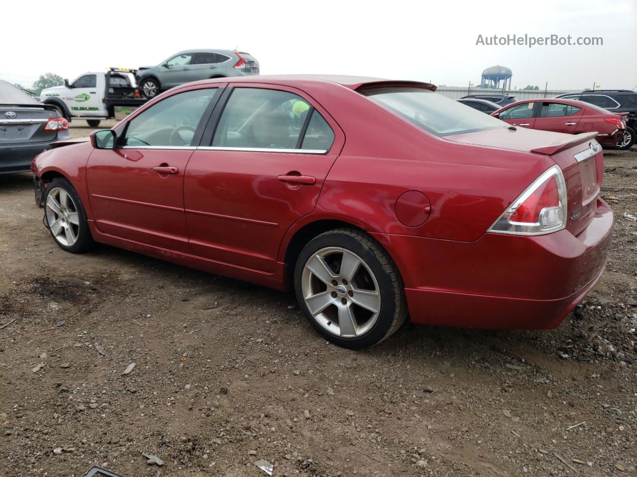 2006 Ford Fusion Sel Red vin: 3FAFP08106R158789