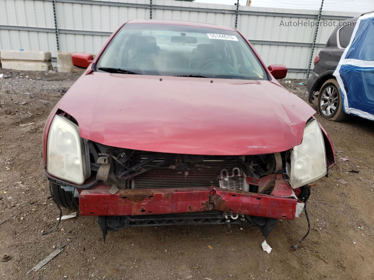 2006 Ford Fusion Sel Red vin: 3FAFP08106R158789