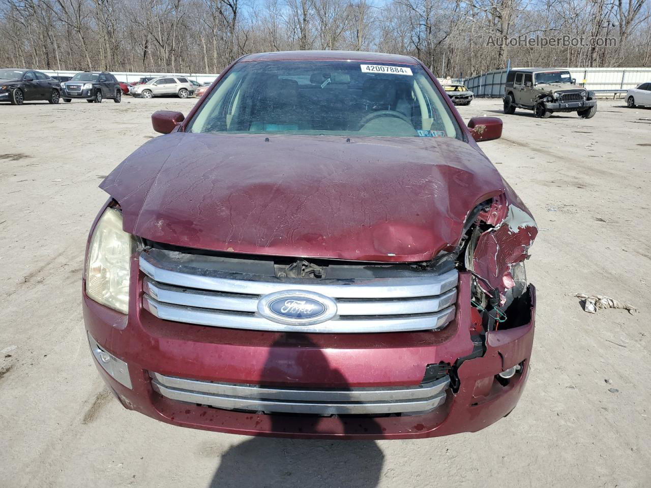 2006 Ford Fusion Sel Burgundy vin: 3FAFP08106R212298