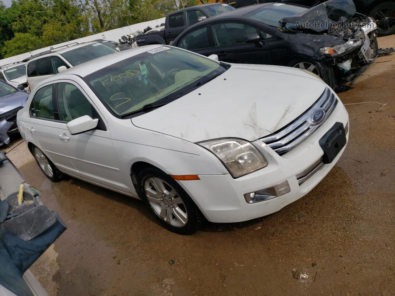 2006 Ford Fusion Sel White vin: 3FAFP08136R110218