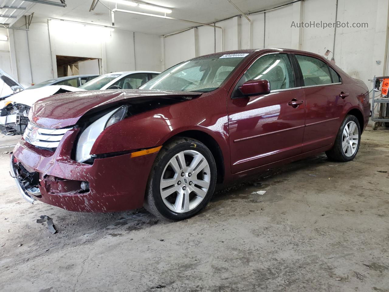 2006 Ford Fusion Sel Burgundy vin: 3FAFP08136R172881