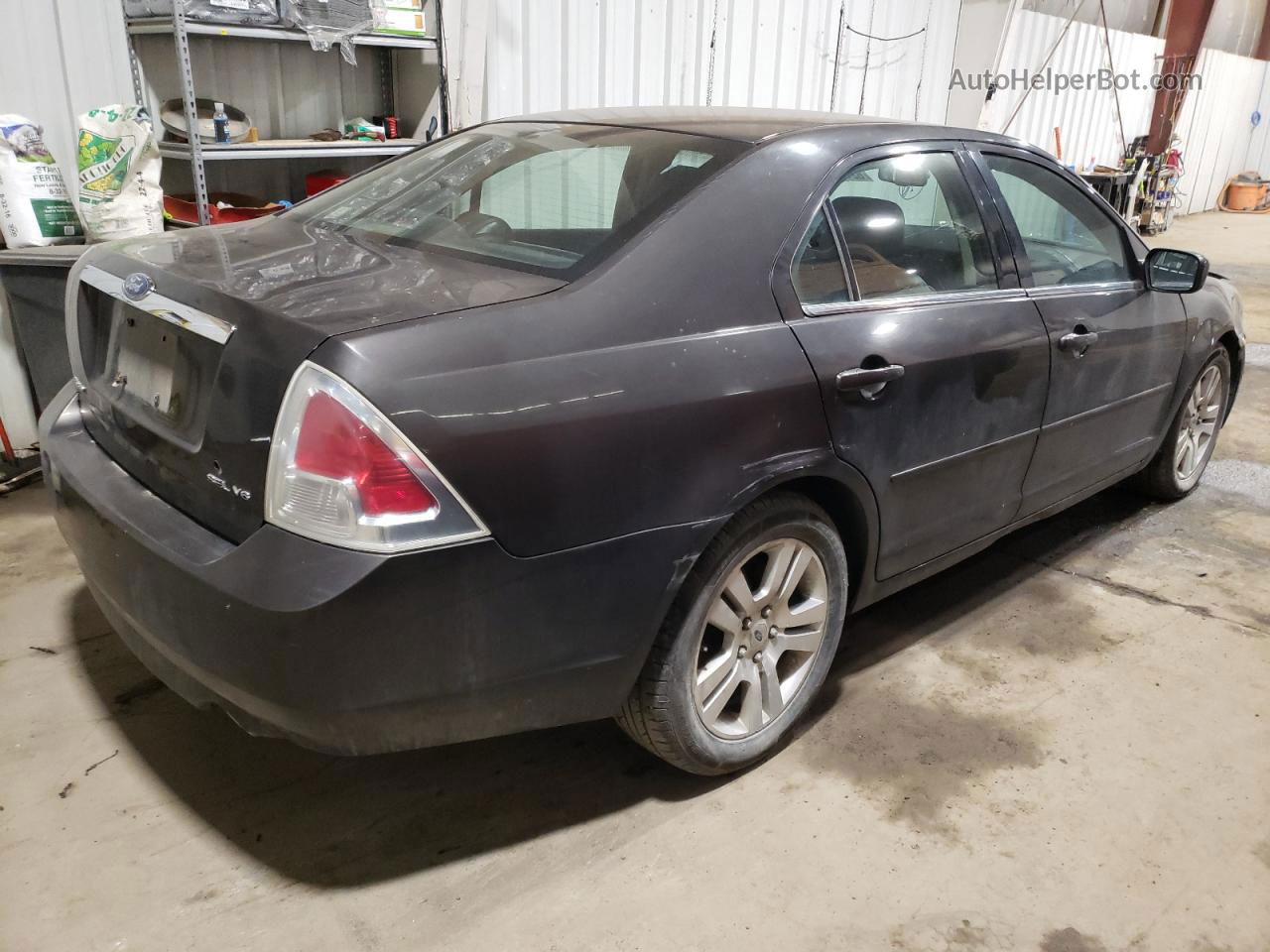 2006 Ford Fusion Sel Черный vin: 3FAFP08146R191634