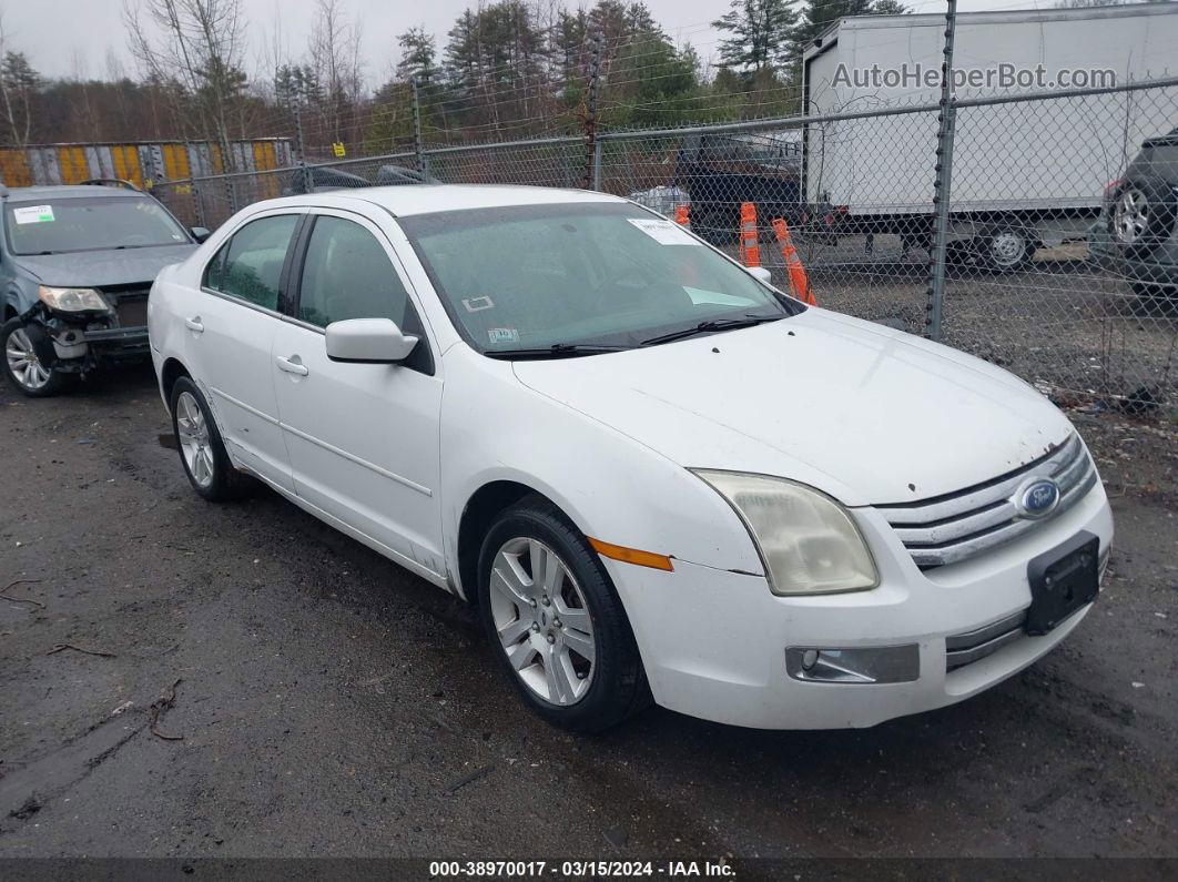 2006 Ford Fusion Sel White vin: 3FAFP08146R244428