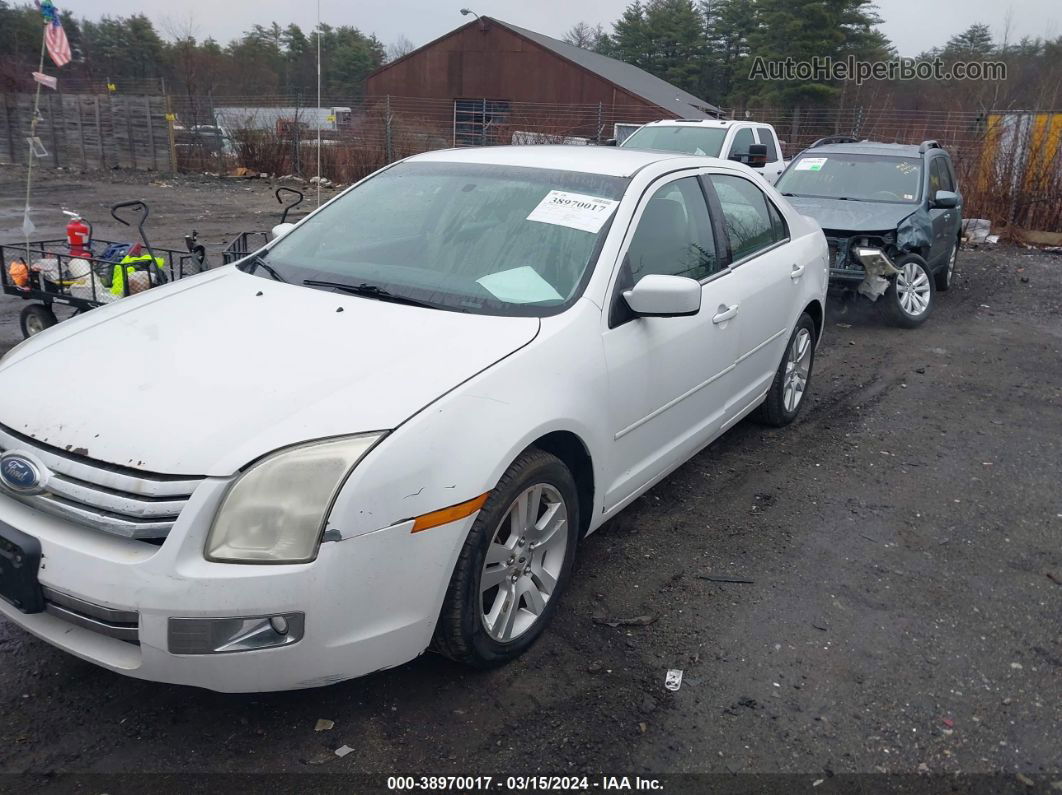 2006 Ford Fusion Sel White vin: 3FAFP08146R244428