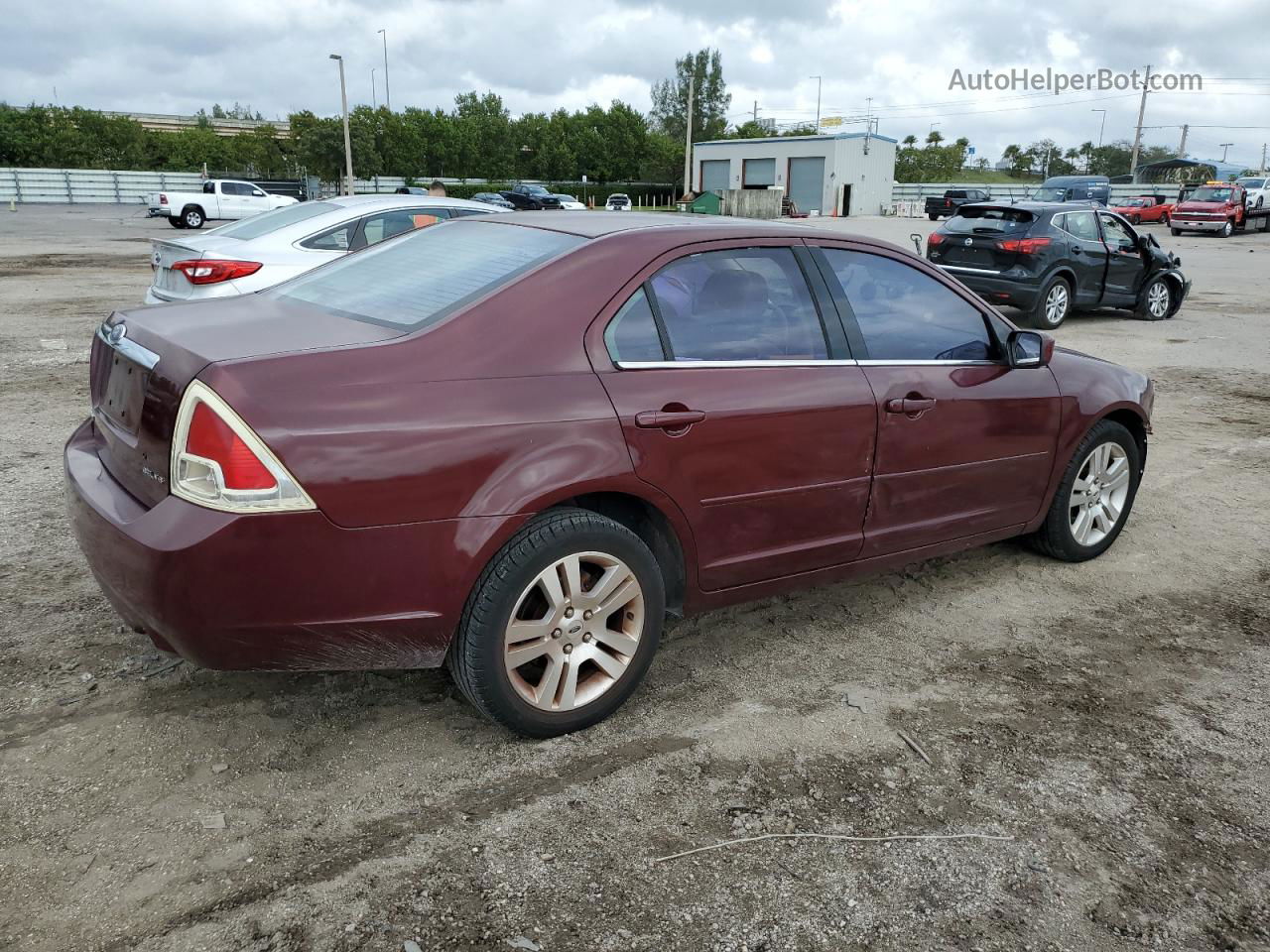 2006 Ford Fusion Sel Maroon vin: 3FAFP08156R163308