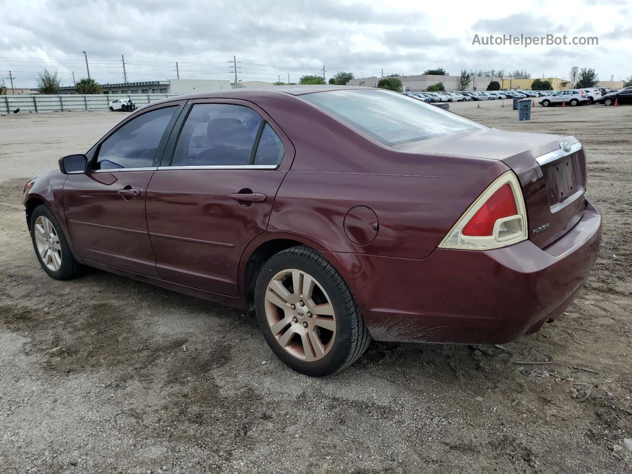 2006 Ford Fusion Sel Maroon vin: 3FAFP08156R163308