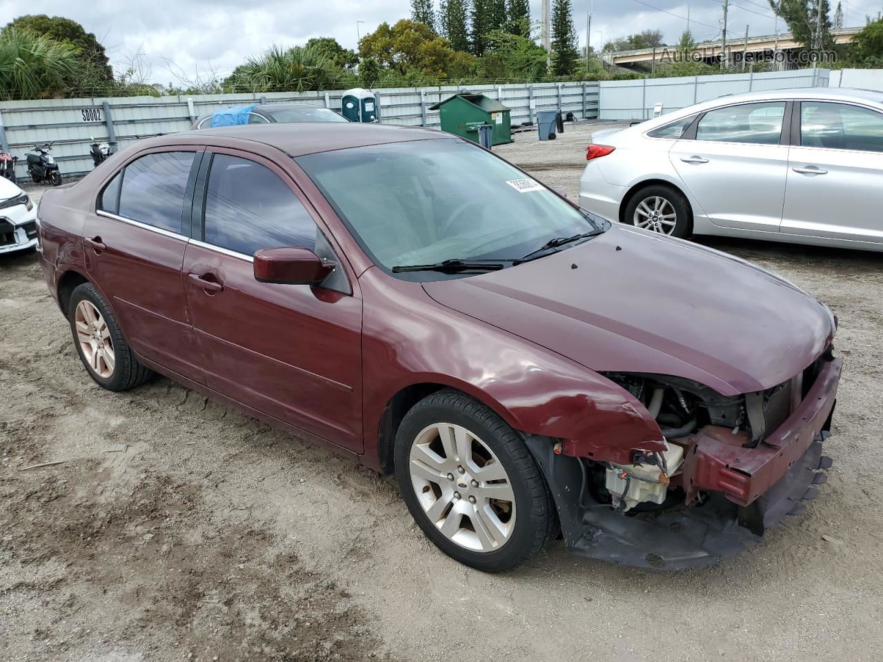 2006 Ford Fusion Sel Maroon vin: 3FAFP08156R163308