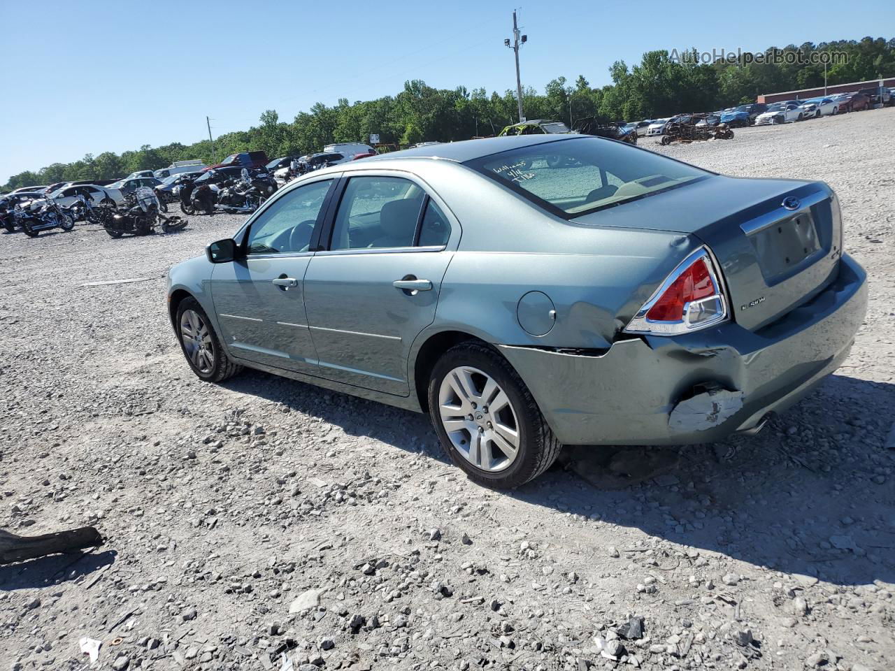 2006 Ford Fusion Sel Teal vin: 3FAFP08156R224138