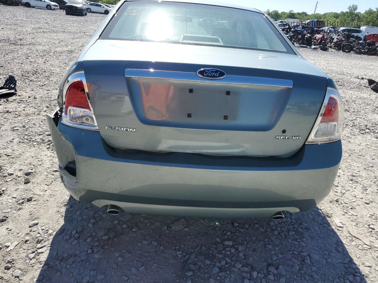 2006 Ford Fusion Sel Teal vin: 3FAFP08156R224138