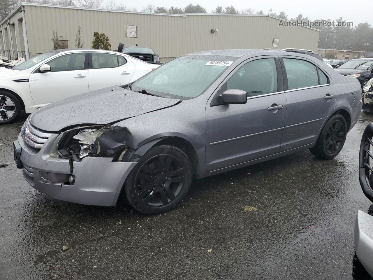 2006 Ford Fusion Sel Gray vin: 3FAFP08176R109881