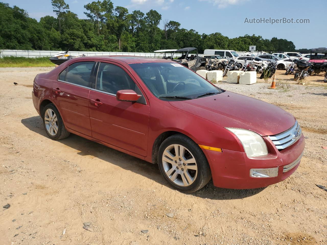 2006 Ford Fusion Sel Red vin: 3FAFP08176R203761