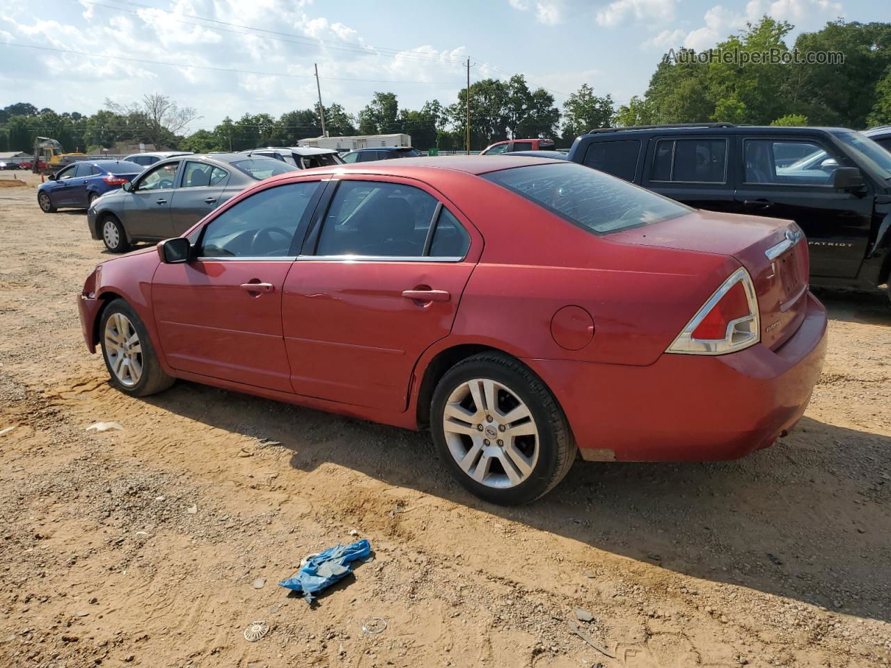 2006 Ford Fusion Sel Red vin: 3FAFP08176R203761