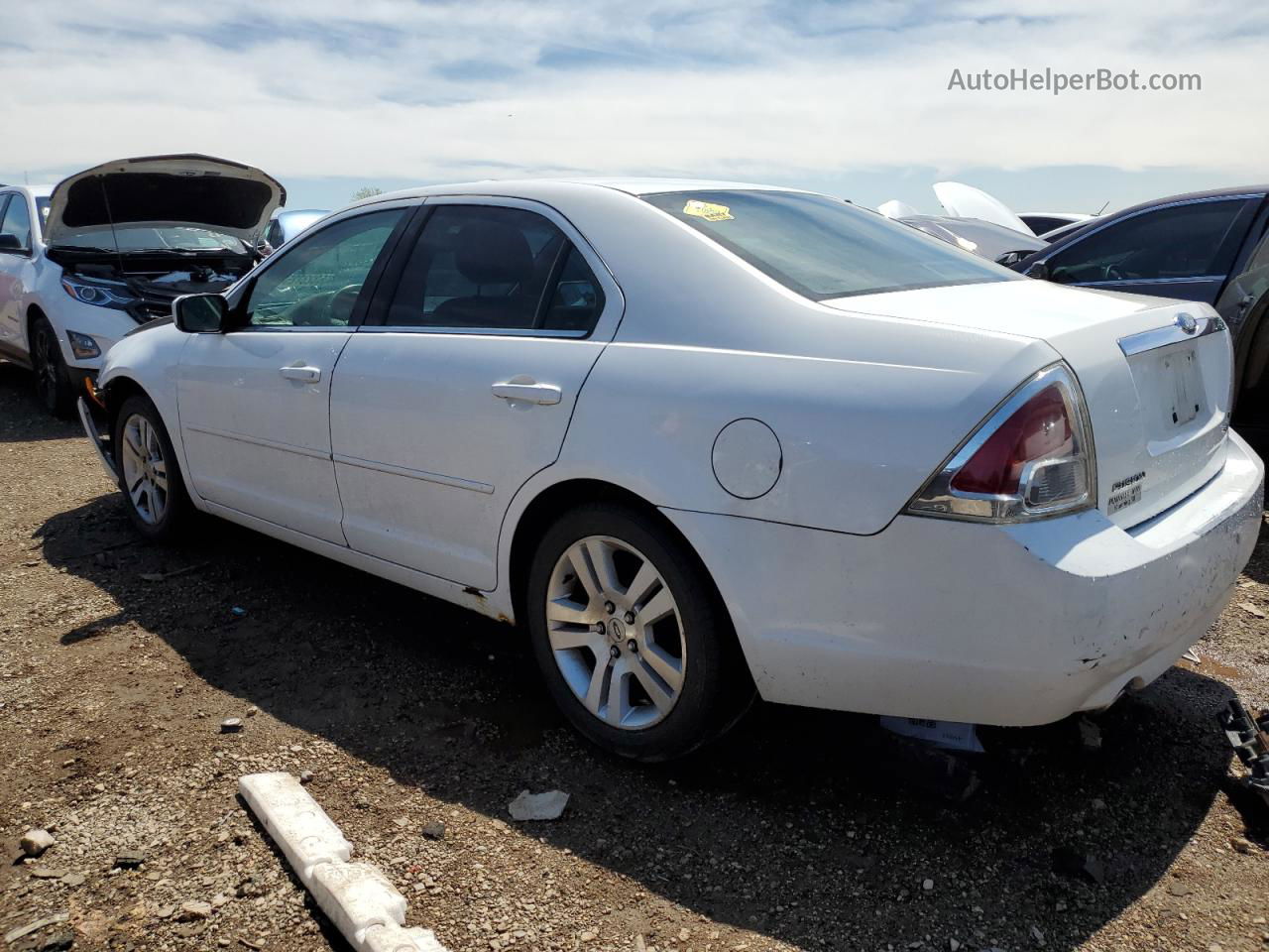 2006 Ford Fusion Sel White vin: 3FAFP08196R166583