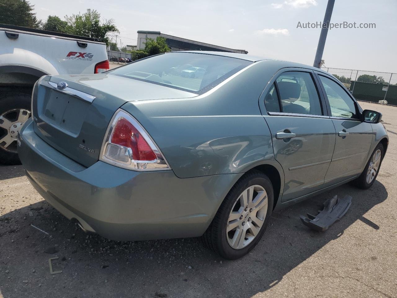 2006 Ford Fusion Sel Teal vin: 3FAFP081X6R110667