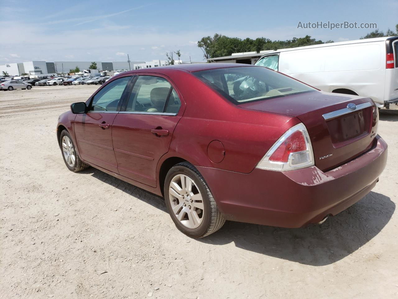 2006 Ford Fusion Sel Maroon vin: 3FAFP081X6R127629