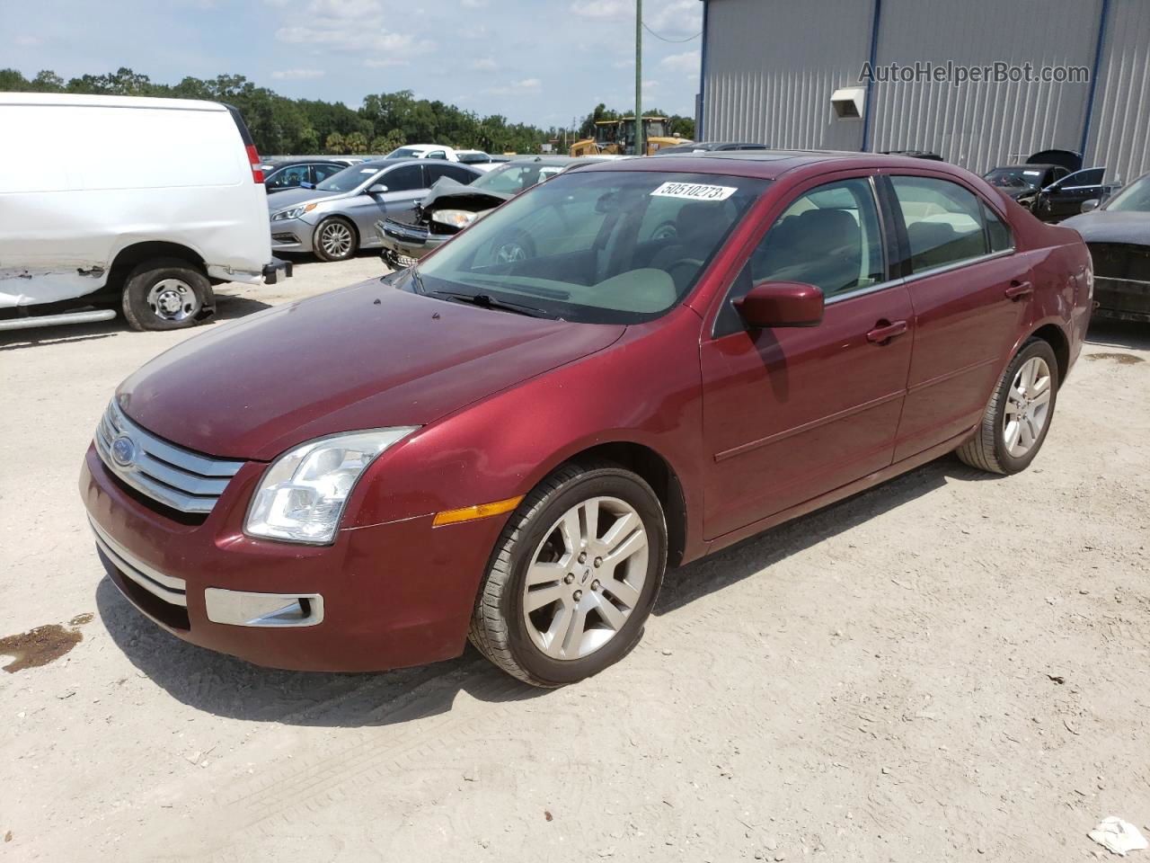 2006 Ford Fusion Sel Maroon vin: 3FAFP081X6R127629