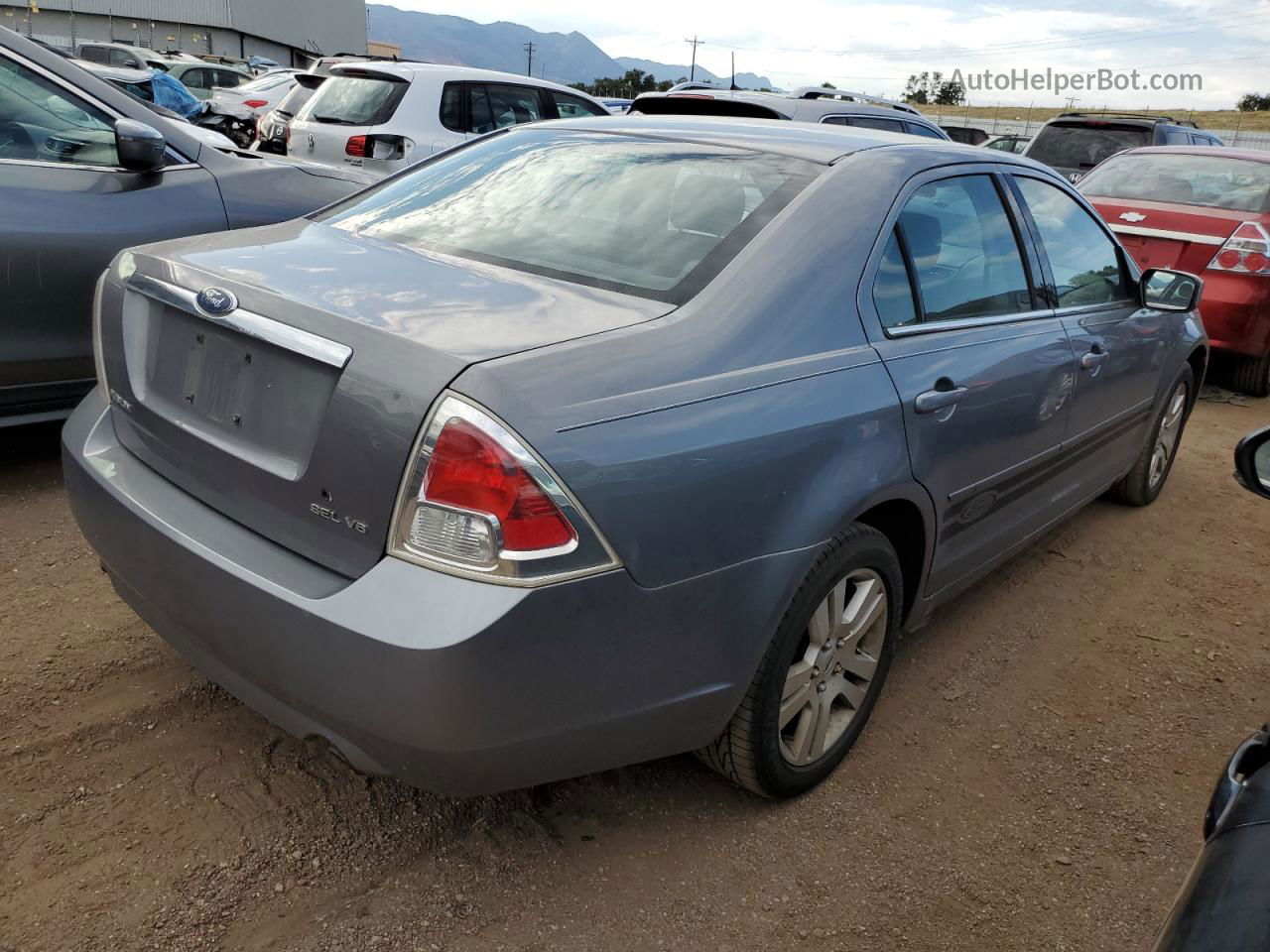 2006 Ford Fusion Sel Gray vin: 3FAFP081X6R244708