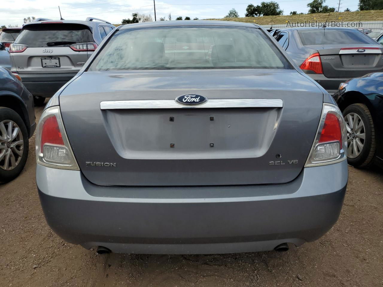 2006 Ford Fusion Sel Gray vin: 3FAFP081X6R244708