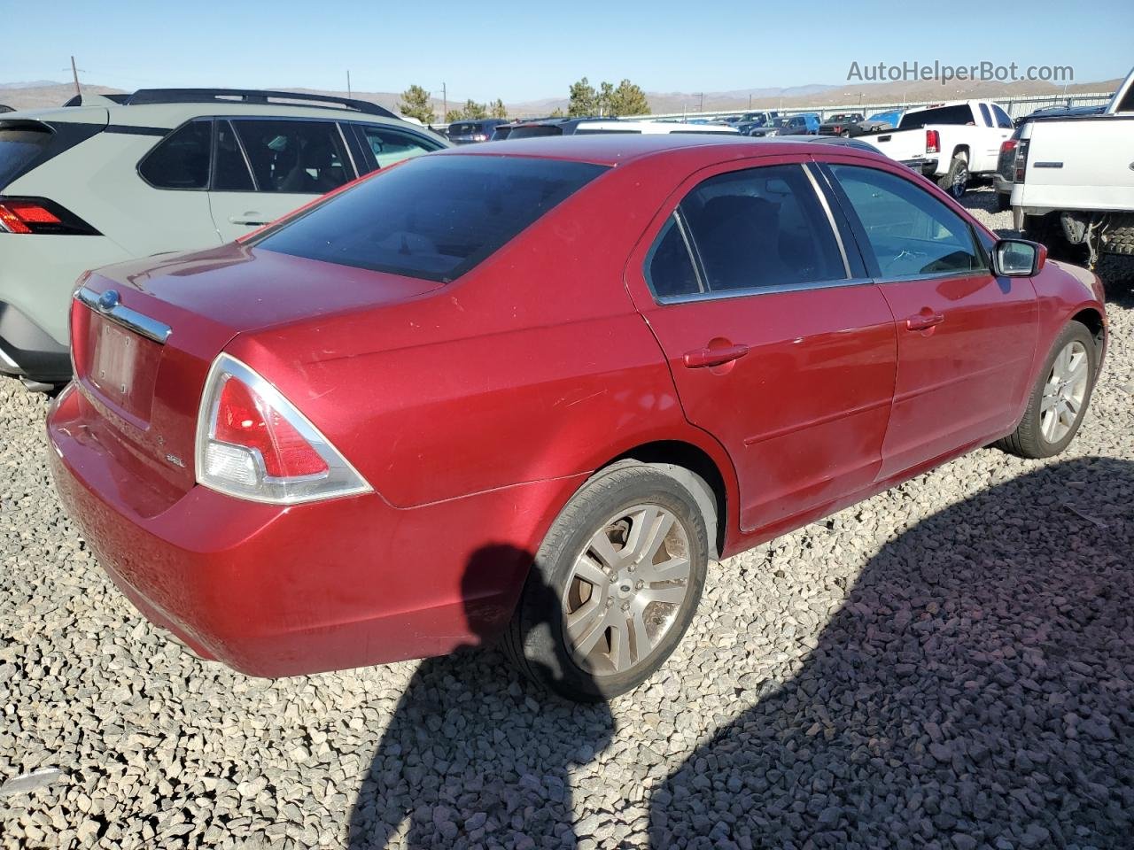 2006 Ford Fusion Sel Red vin: 3FAFP08Z96R197466