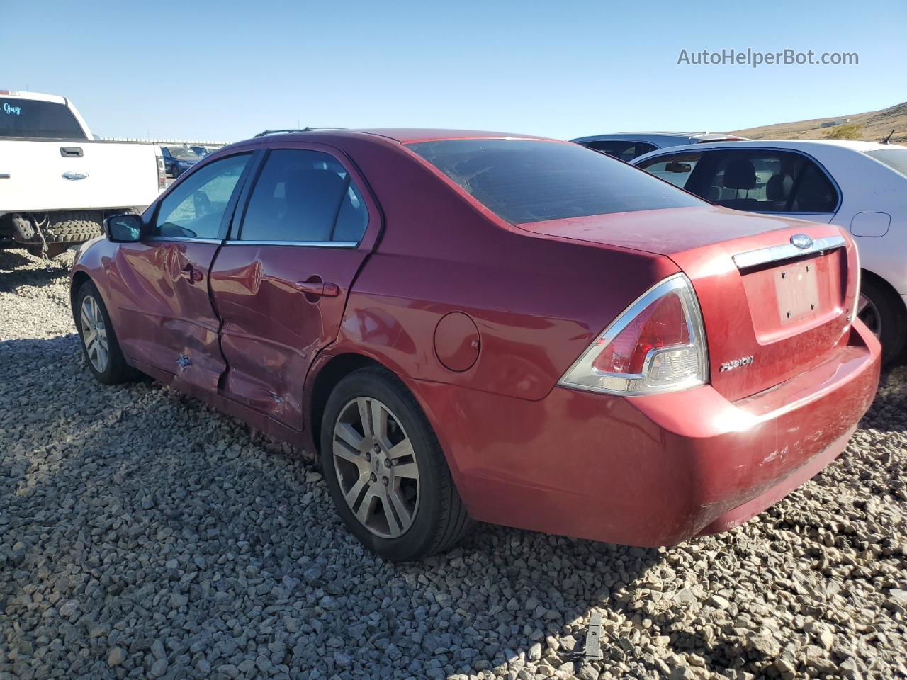 2006 Ford Fusion Sel Red vin: 3FAFP08Z96R197466