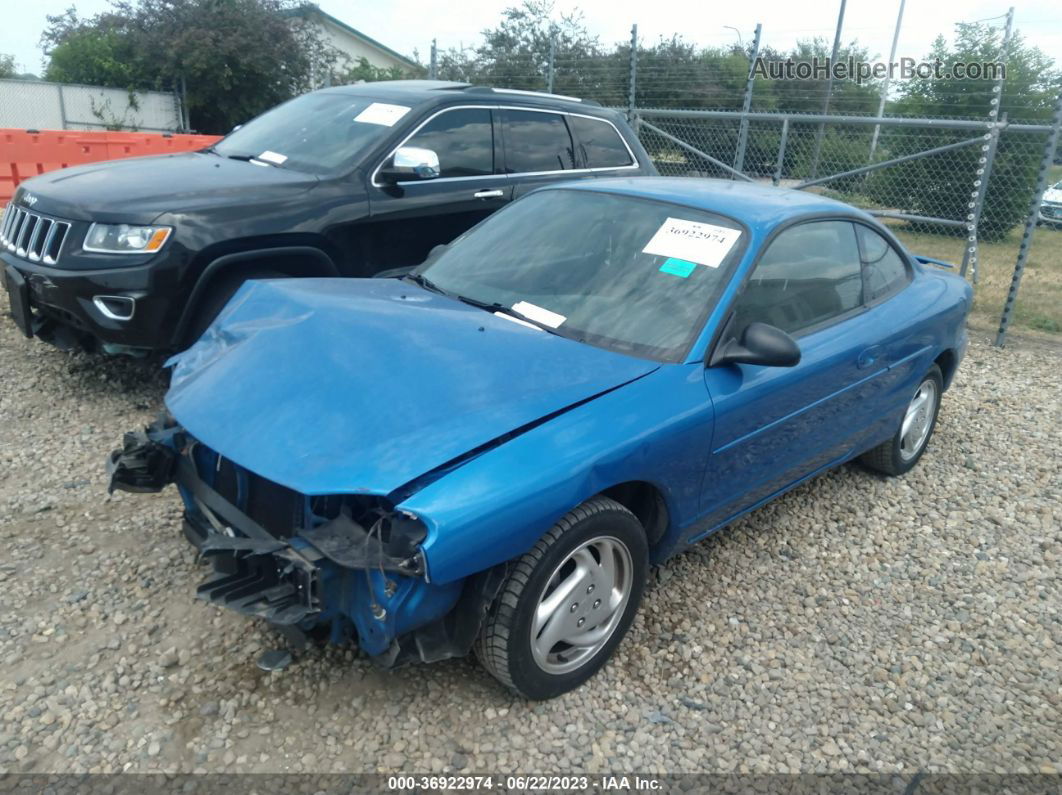 2001 Ford Escort Zx2 Blue vin: 3FAFP11301R109439