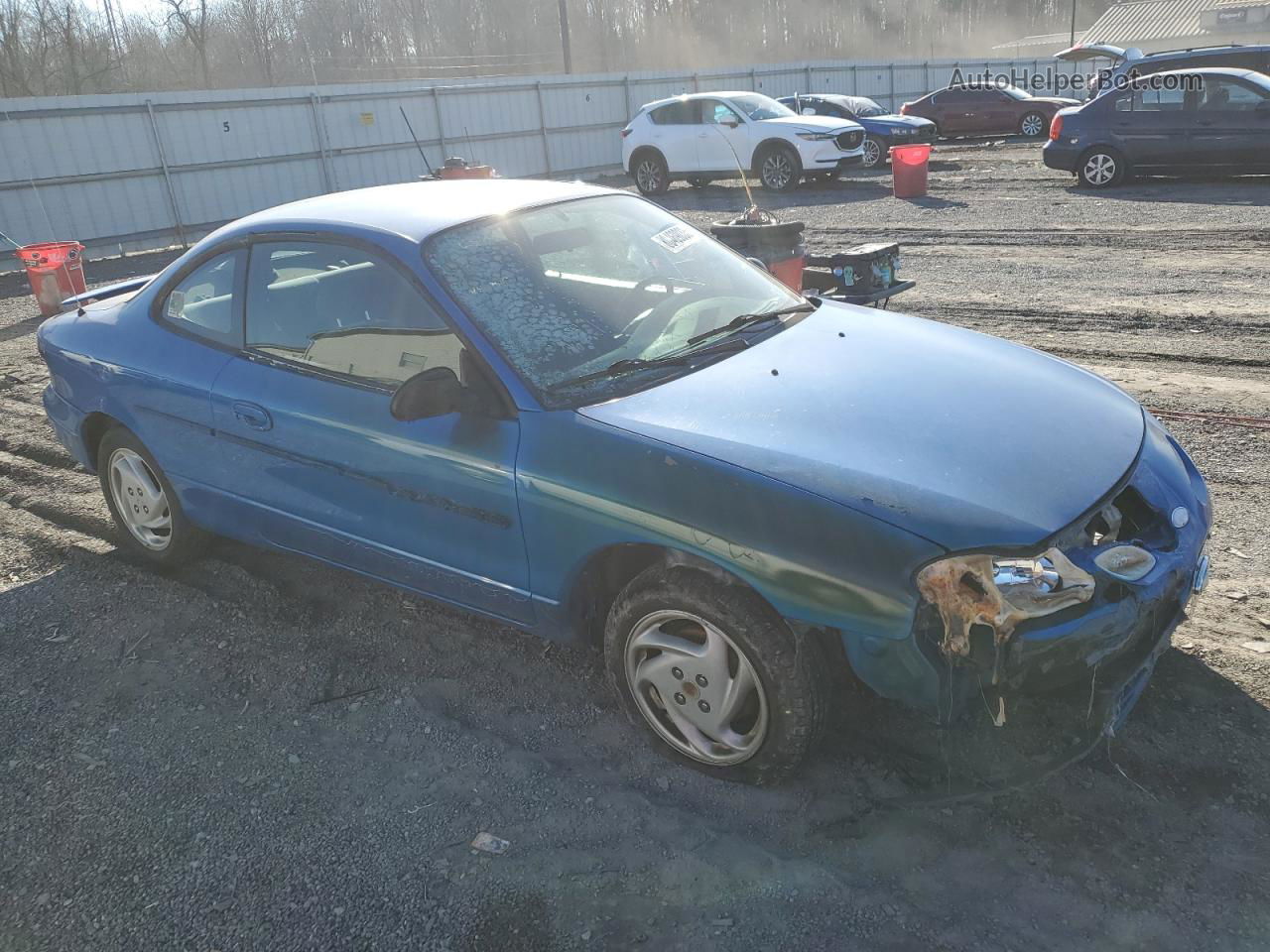 2001 Ford Escort Zx2 Blue vin: 3FAFP11311R157662