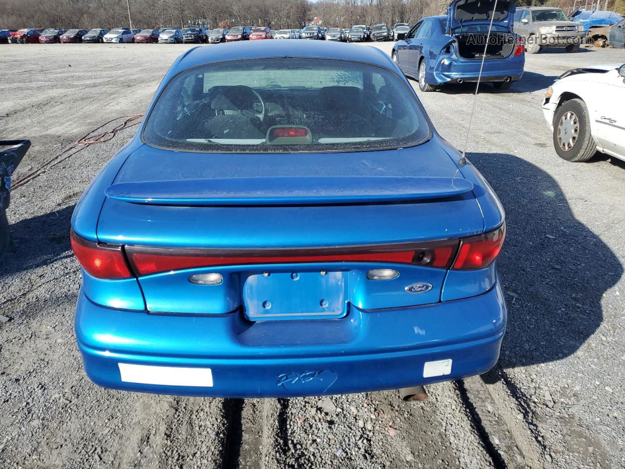 2001 Ford Escort Zx2 Blue vin: 3FAFP11311R157662