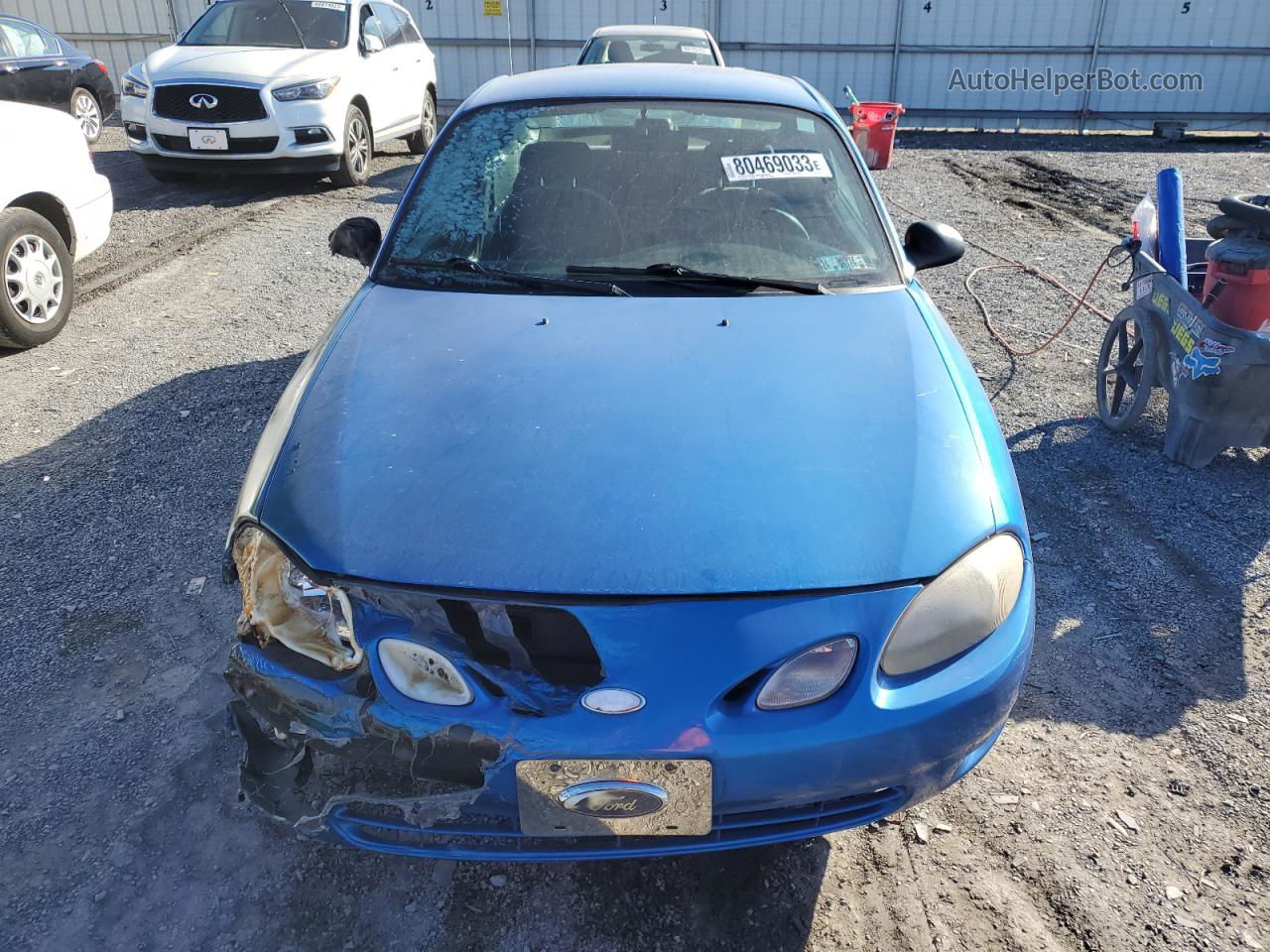 2001 Ford Escort Zx2 Blue vin: 3FAFP11311R157662