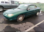 2001 Ford Escort Zx2 Green vin: 3FAFP11381R158534