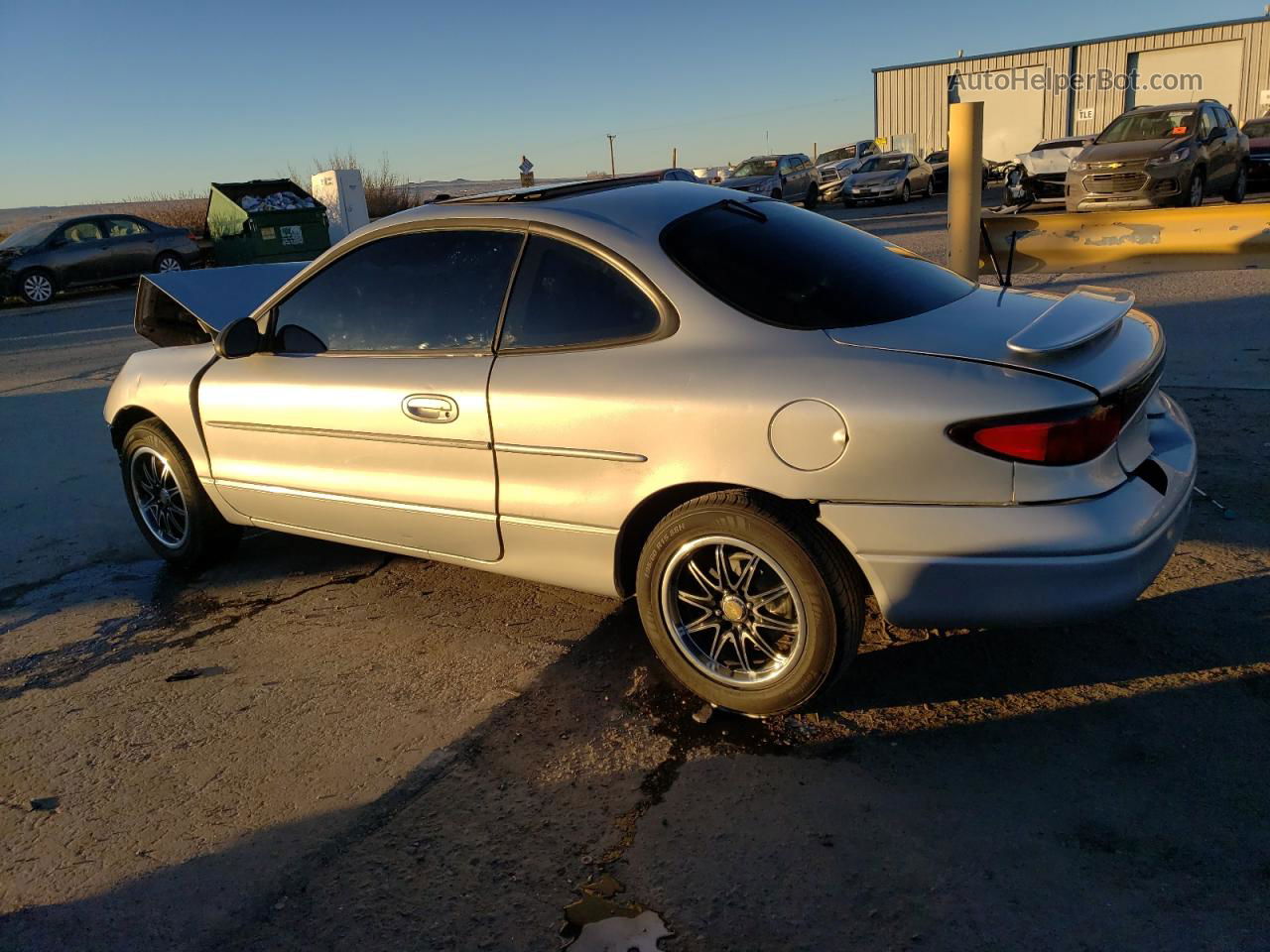 2001 Ford Escort Zx2 Silver vin: 3FAFP113X1R163511