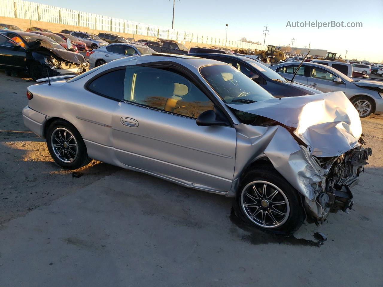 2001 Ford Escort Zx2 Silver vin: 3FAFP113X1R163511