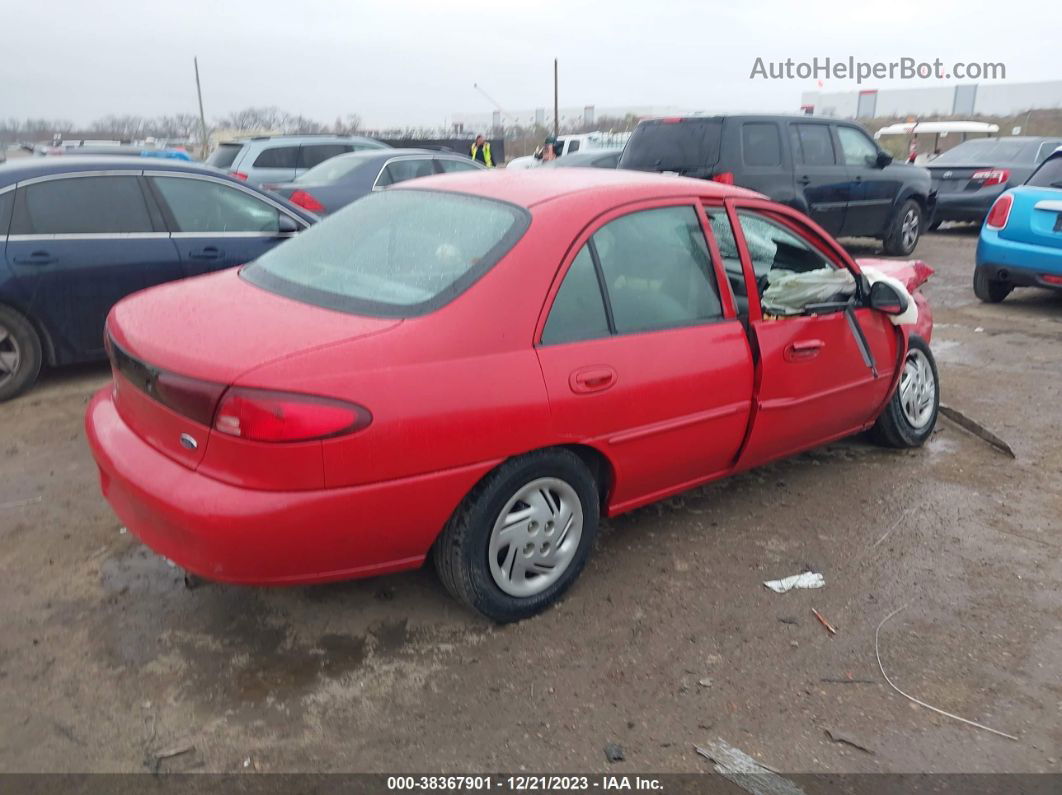 2001 Ford Escort Fleet Red vin: 3FAFP13P31R141656