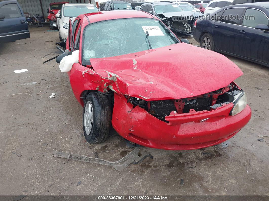 2001 Ford Escort Fleet Red vin: 3FAFP13P31R141656