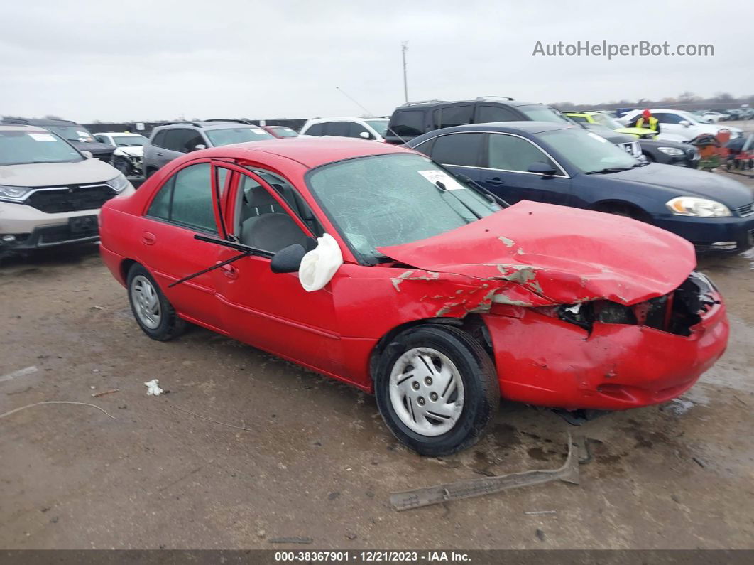 2001 Ford Escort Fleet Red vin: 3FAFP13P31R141656