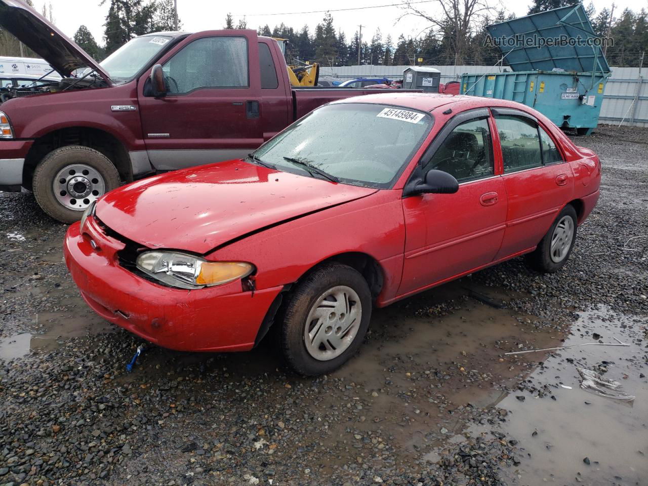 2001 Ford Escort  Red vin: 3FAFP13P31R168887