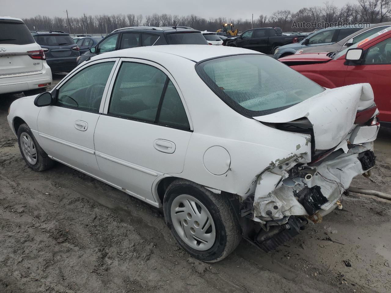 2001 Ford Escort  White vin: 3FAFP13P71R220506