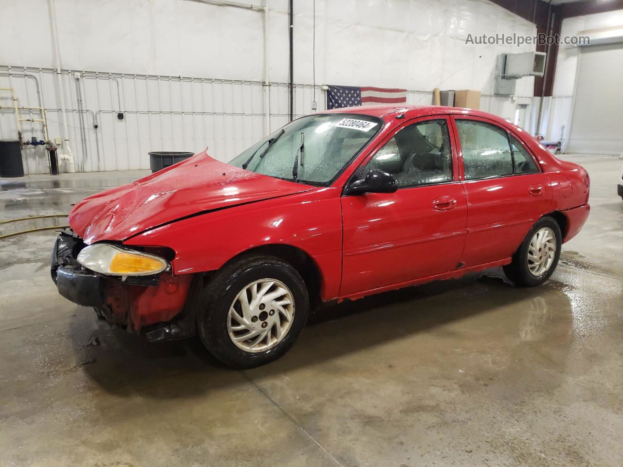 2001 Ford Escort  Red vin: 3FAFP13P71R221848