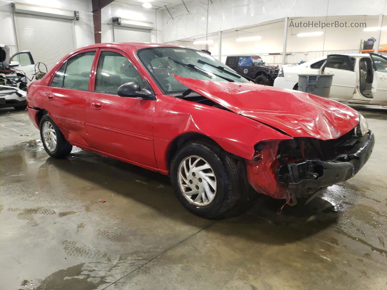 2001 Ford Escort  Red vin: 3FAFP13P71R221848