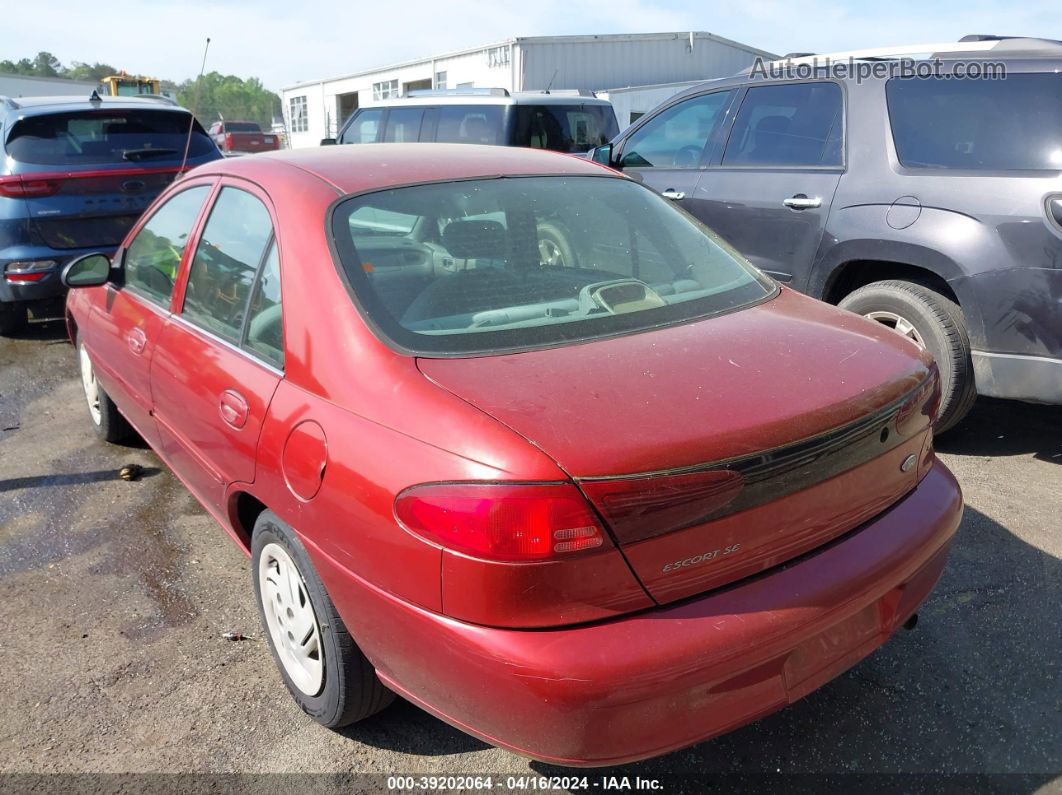 2001 Ford Escort   Red vin: 3FAFP13P91R161197