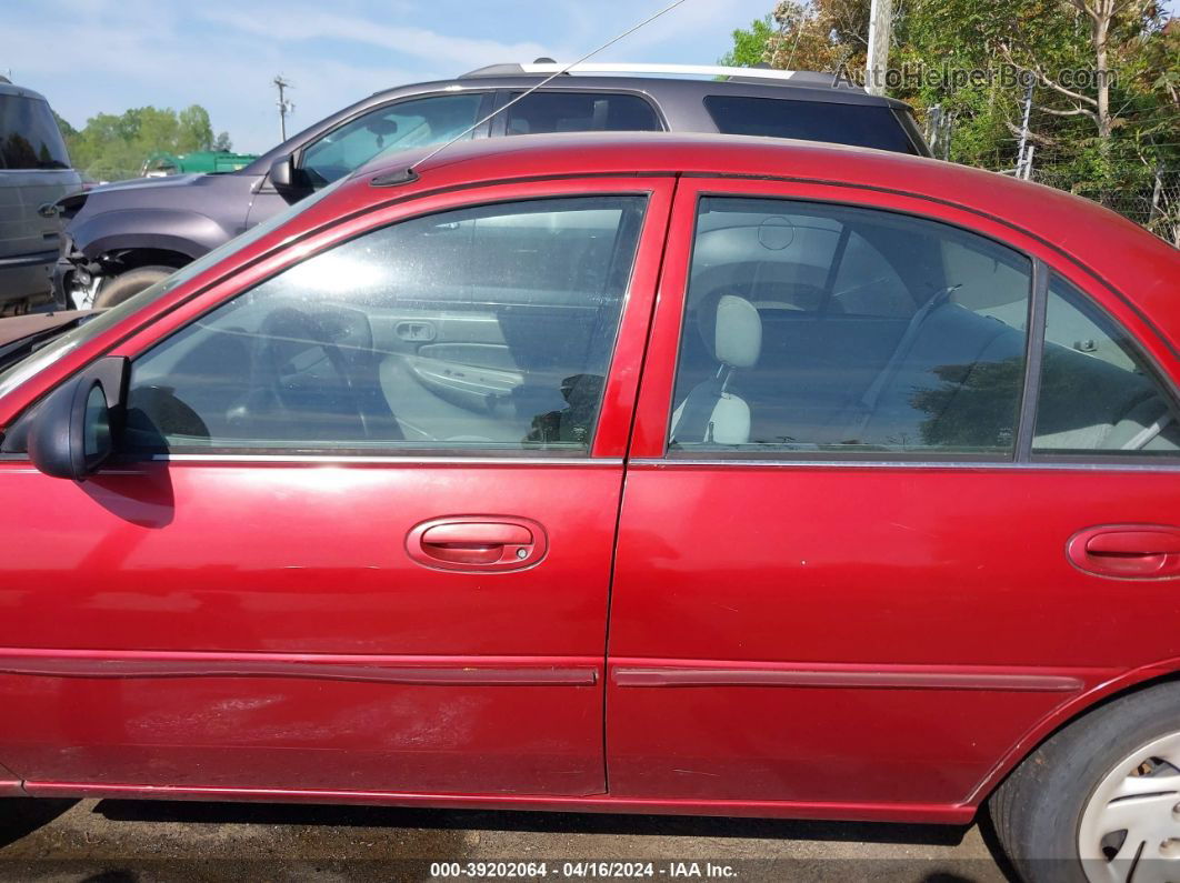 2001 Ford Escort   Red vin: 3FAFP13P91R161197