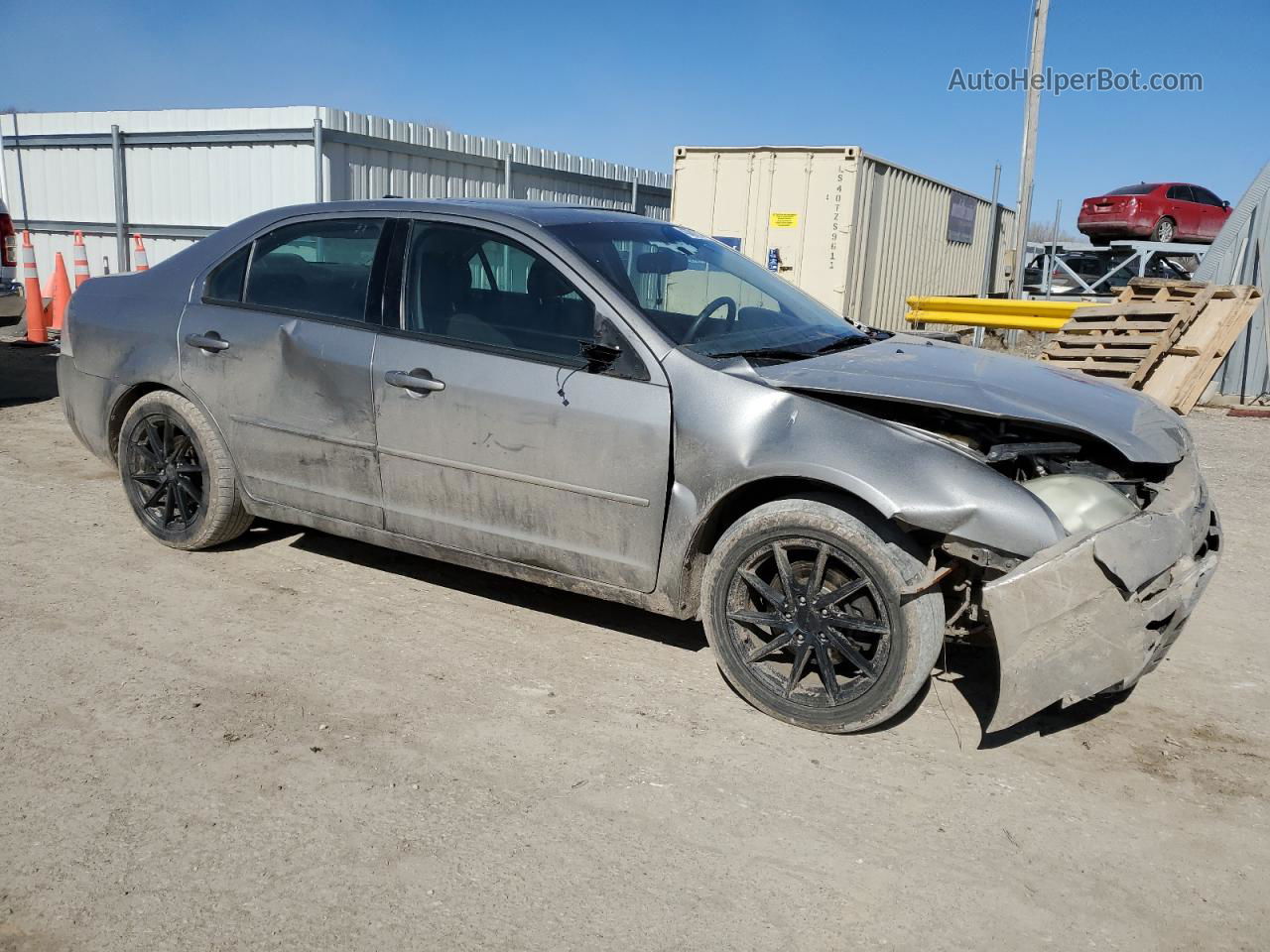 2008 Ford Fusion Se Silver vin: 3FAHP01118R212509