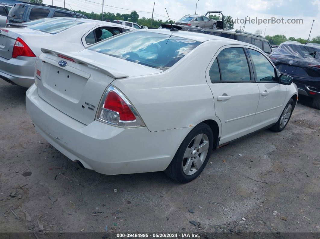 2008 Ford Fusion Se White vin: 3FAHP01138R102920