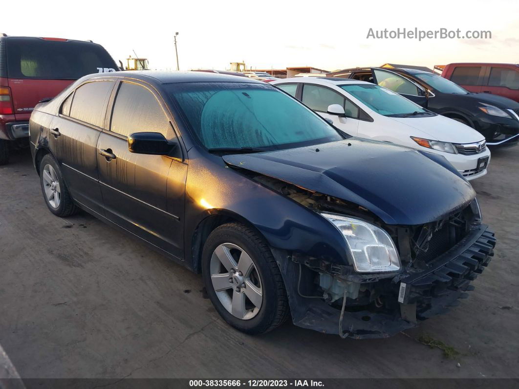 2008 Ford Fusion Se Blue vin: 3FAHP01168R250611