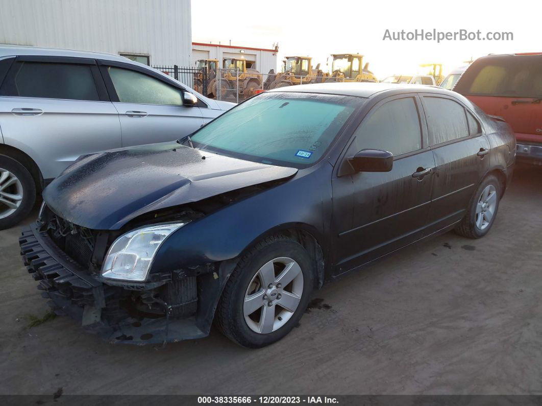 2008 Ford Fusion Se Blue vin: 3FAHP01168R250611