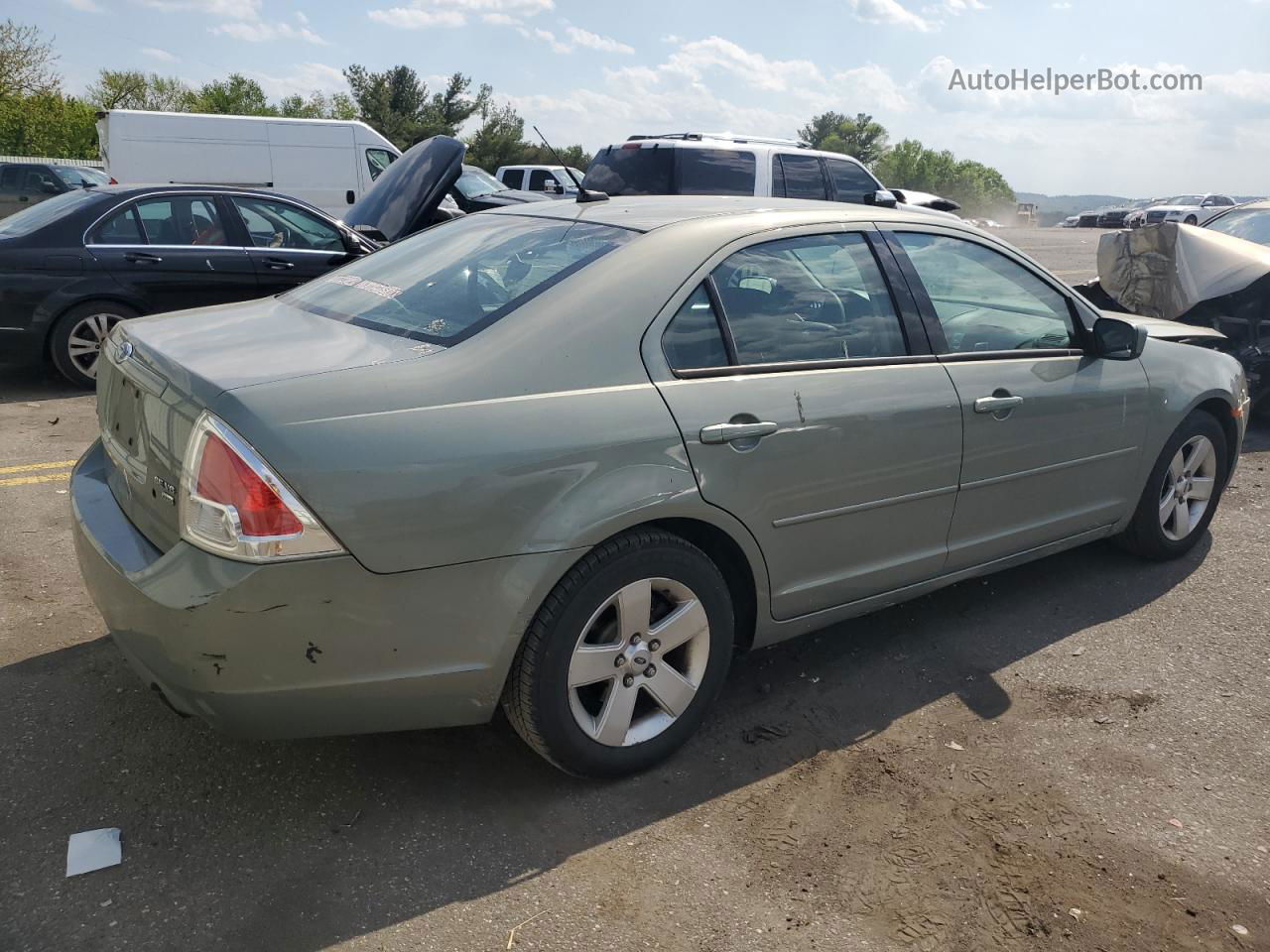 2008 Ford Fusion Se Green vin: 3FAHP01178R185459