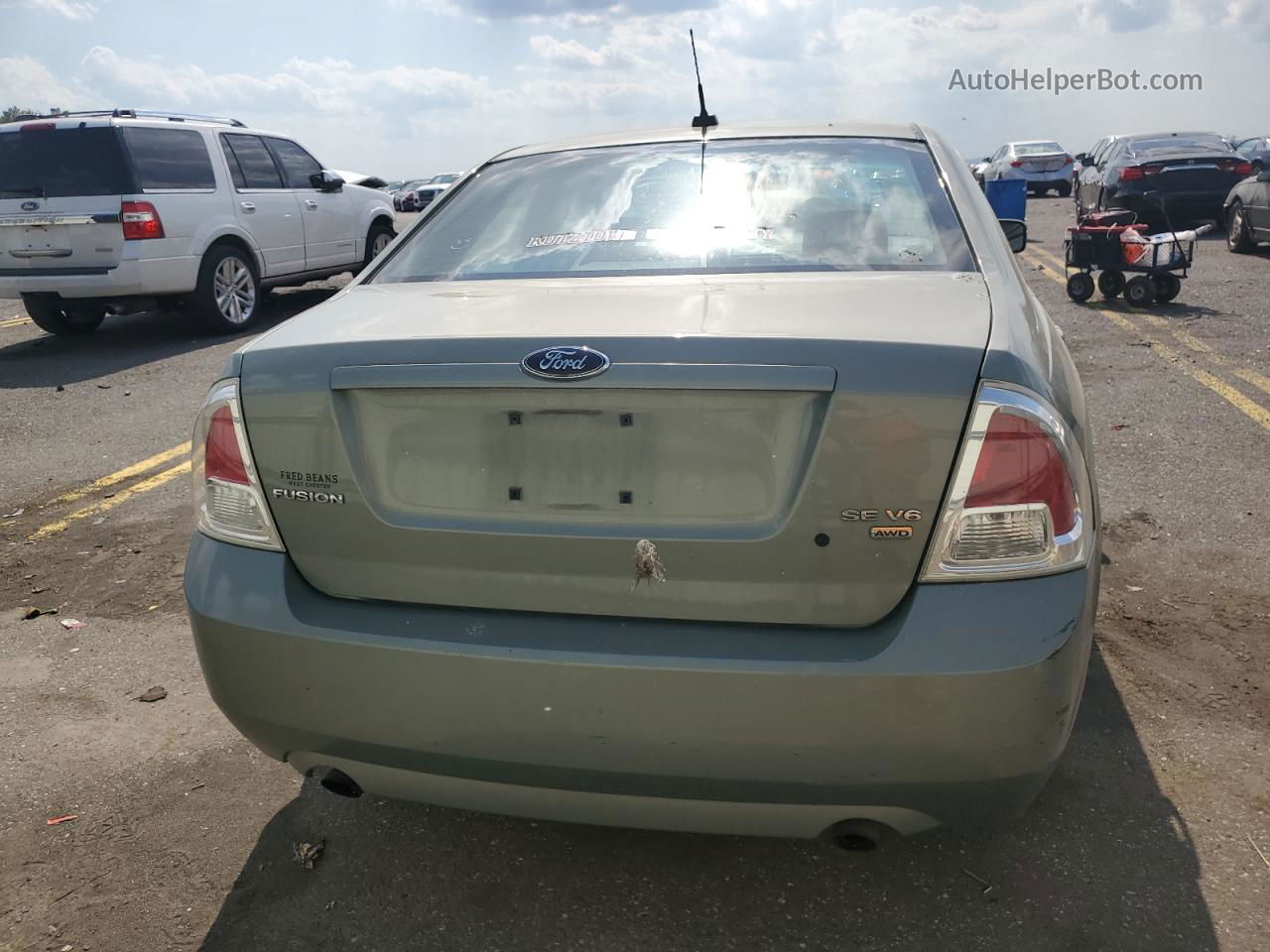 2008 Ford Fusion Se Green vin: 3FAHP01178R185459