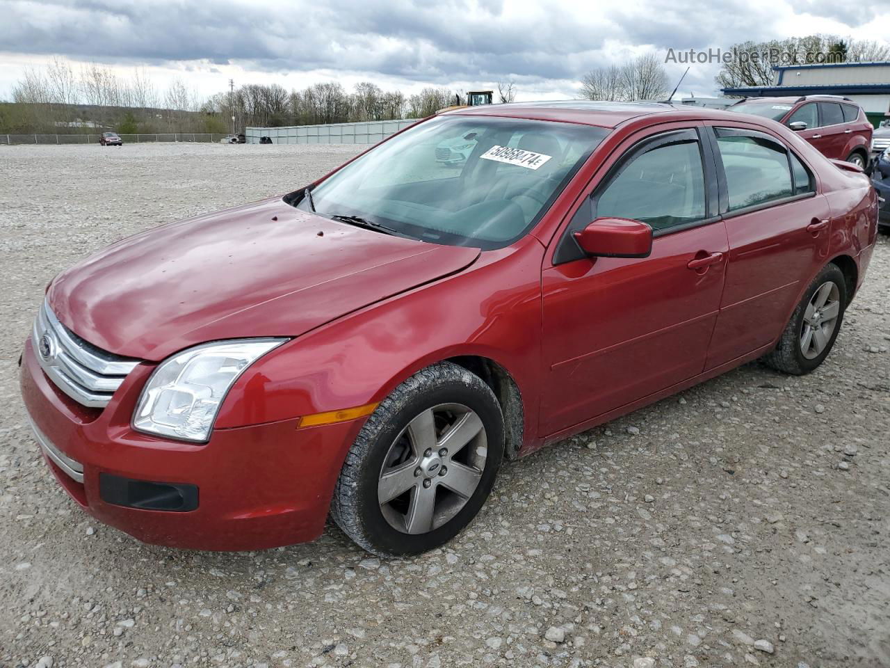 2008 Ford Fusion Se Red vin: 3FAHP01188R244065