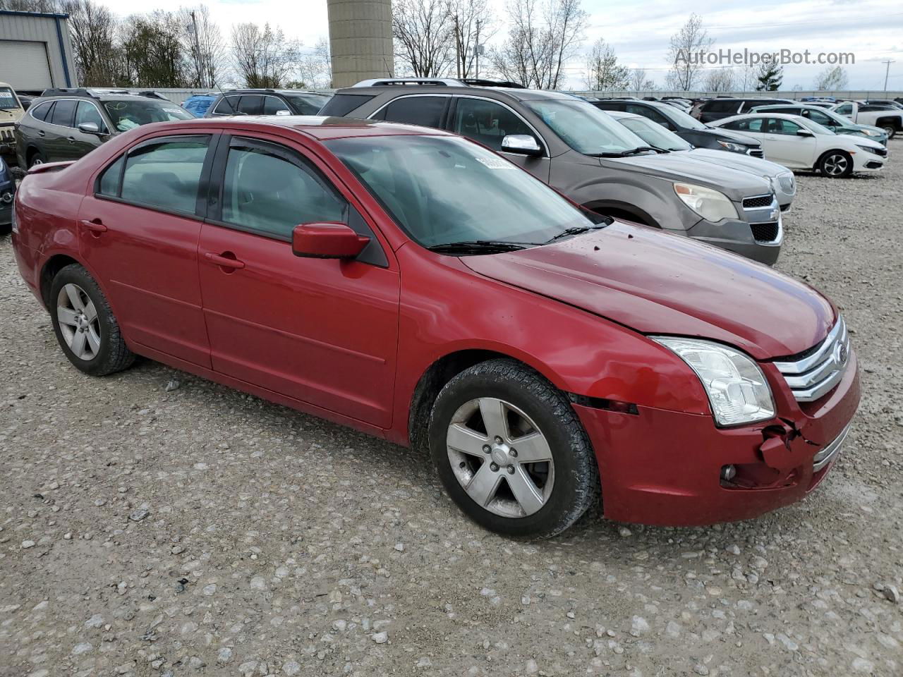 2008 Ford Fusion Se Red vin: 3FAHP01188R244065